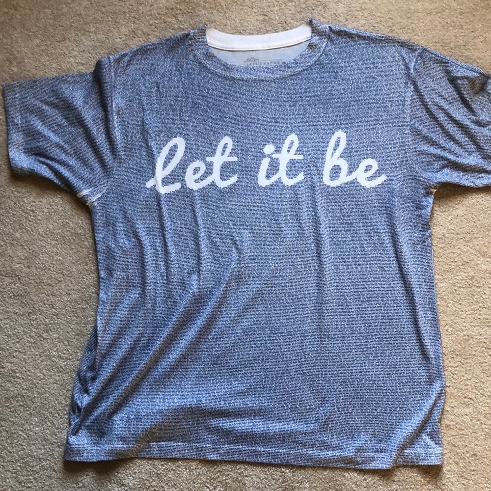 Litographs Beatles lyrics T-shirt excellent condition
